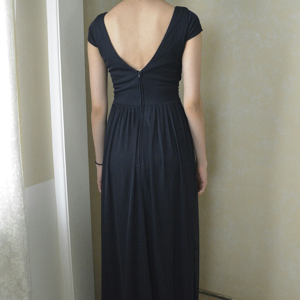 David's Bridal Navy Gown - Picture 4 of 8